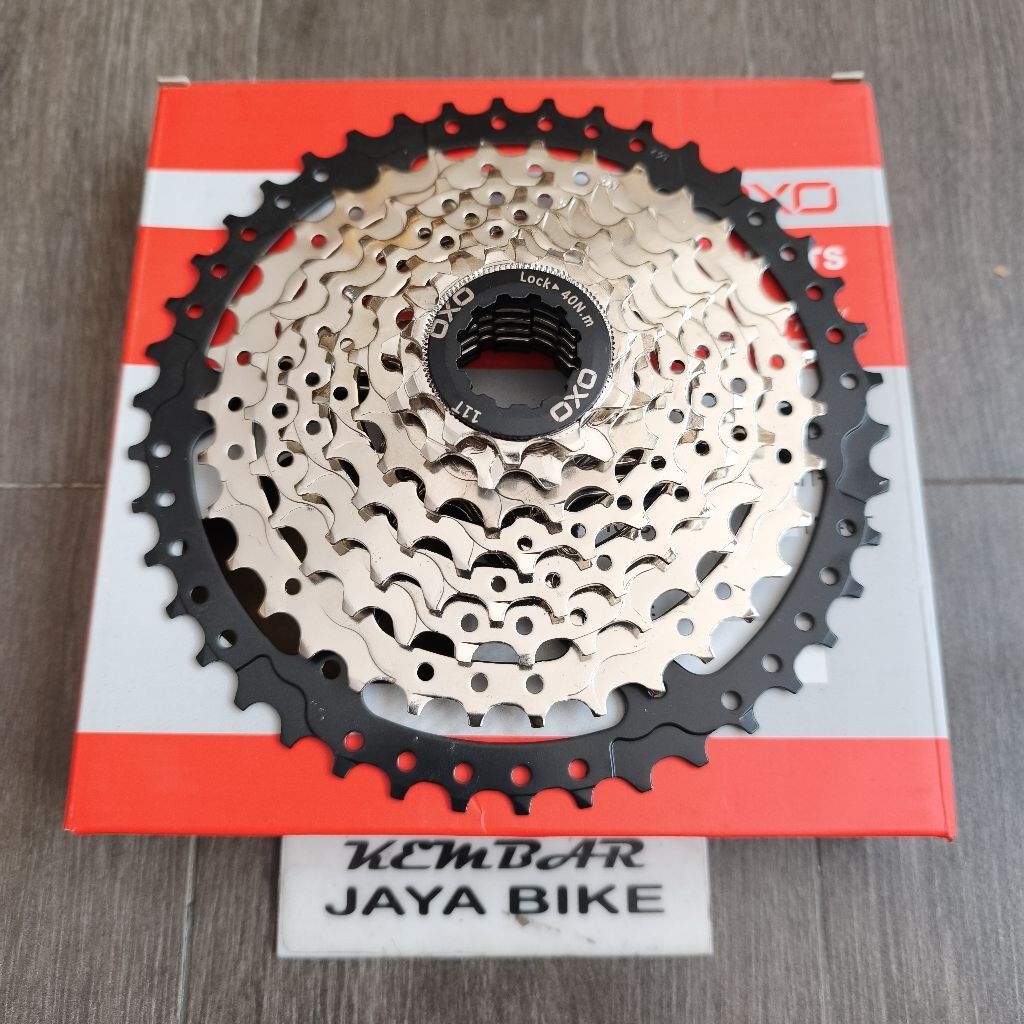 Sprocket OXO 8 Speed Cassete / Slop 11-42T Chrom