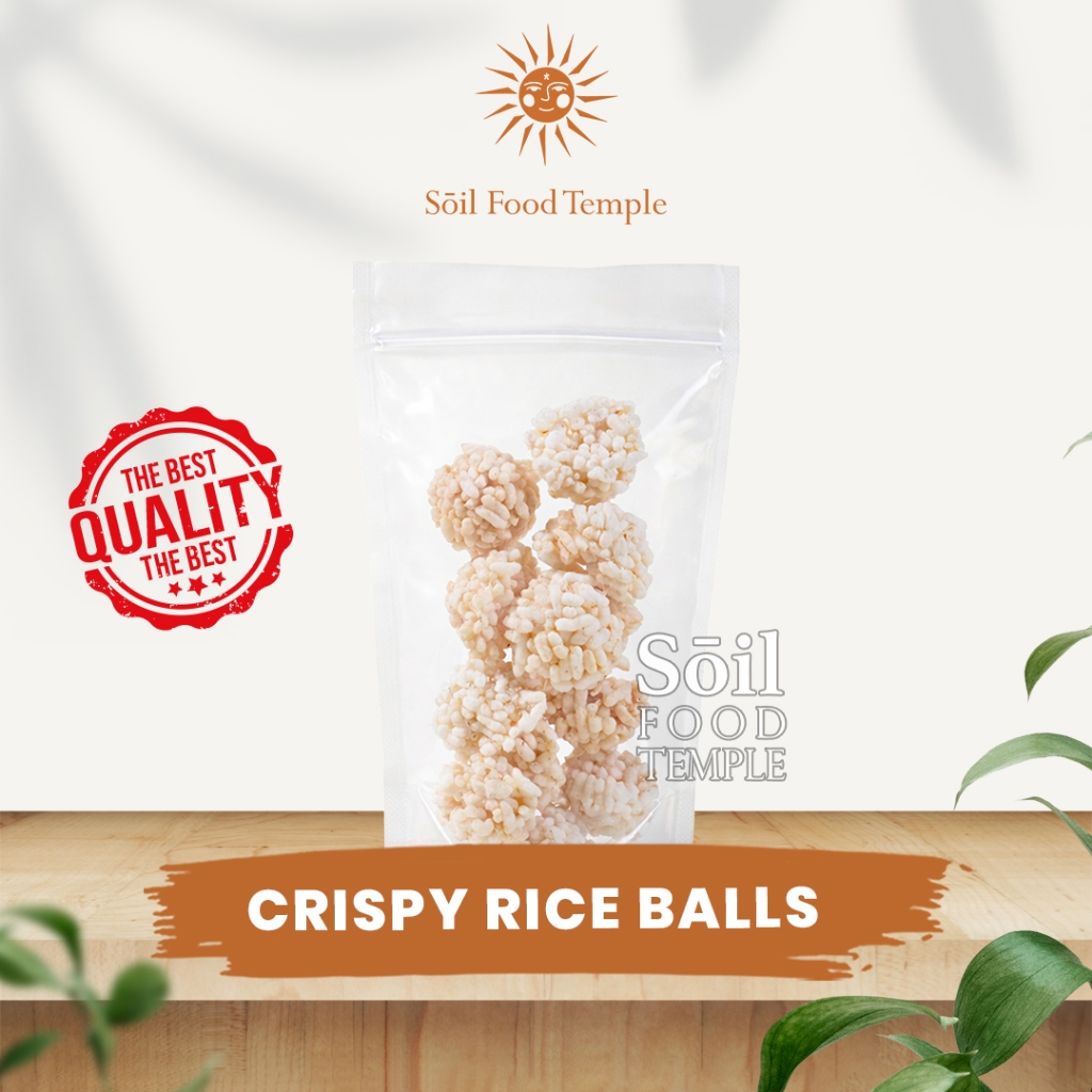 Crispy Rice Balls - Soil Food Temple