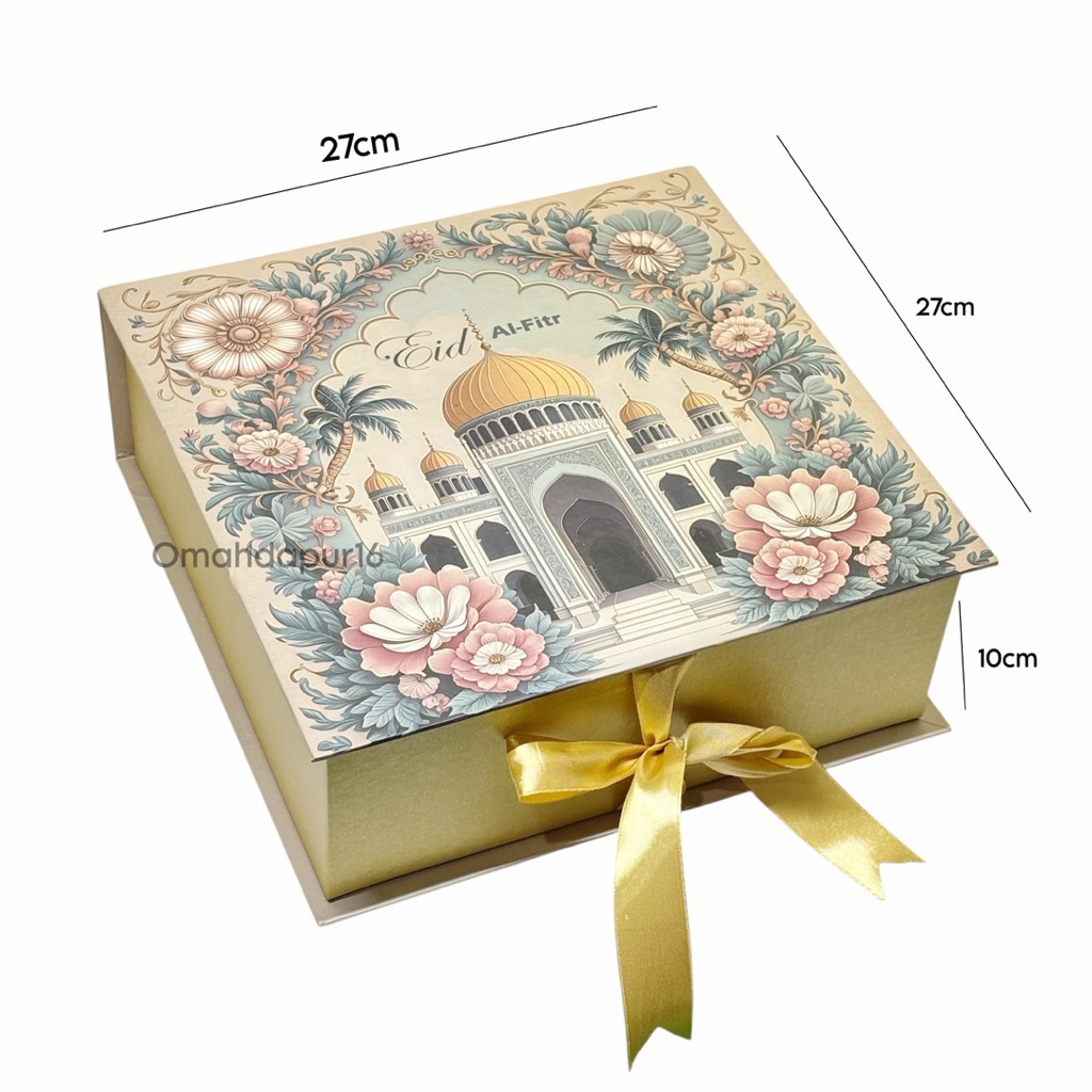 HardBox Idul Fitri 25x25x9cm dan 20x20x9cm | Kotak Hampers Idul Fitri Hard Box Special Idul Fitri PR