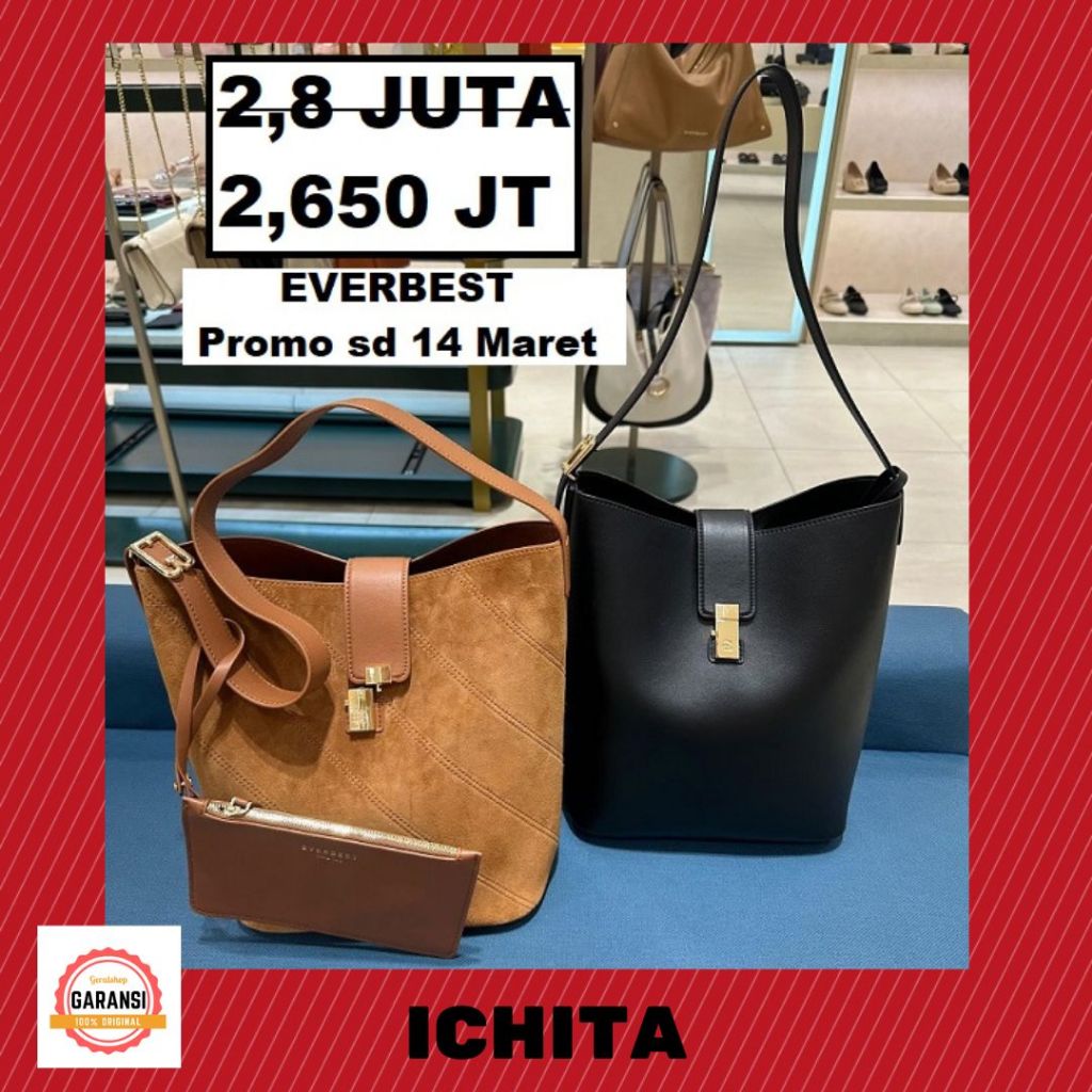 Tas selempang EVERBEST seri ICHITA shoulder bag original sale