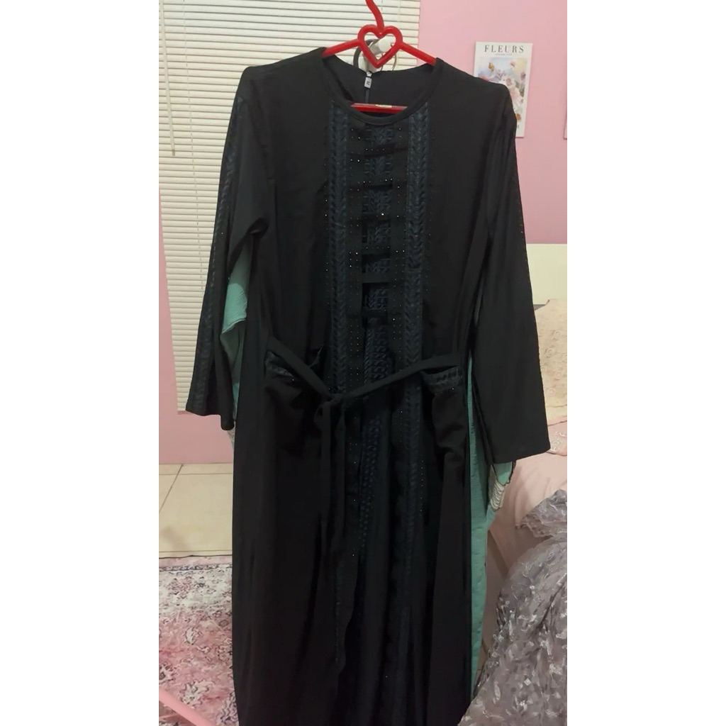 preloved abaya hitam