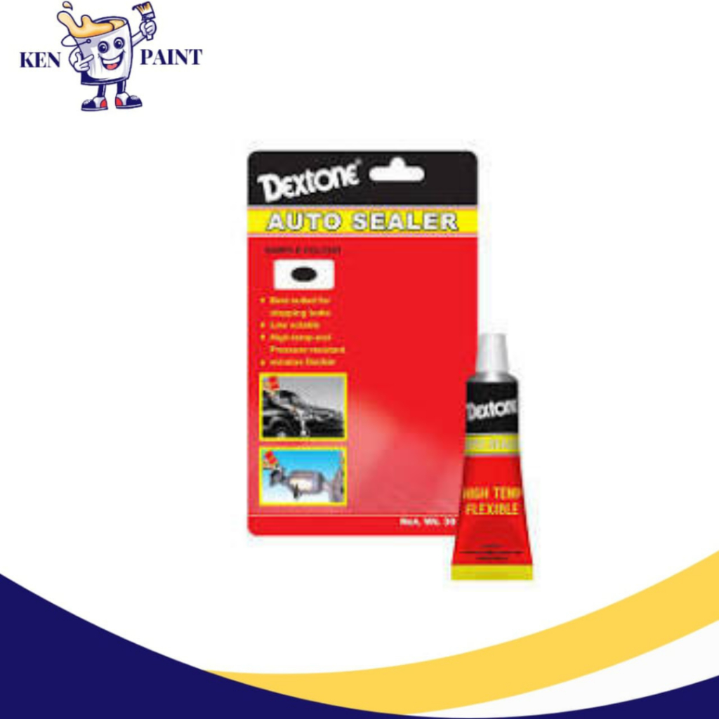 DEXTONE Auto Sealer Silicone Lem Otomotif Tahan Air Tahan Panas 30gr