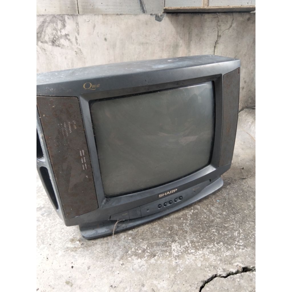 body tv tabung Sharp||cesing tv tabung Sharp 14inch  bekas nominus cesing nya saja
