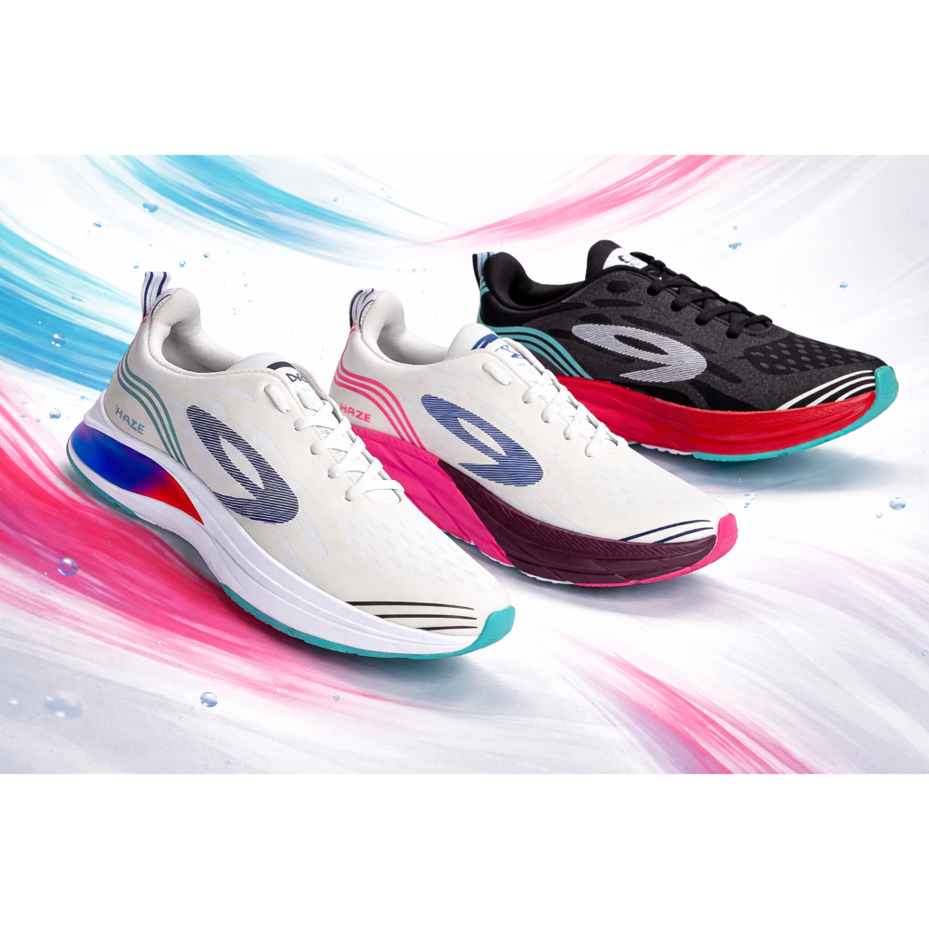 Nineteen 910 Sepatu Running Haze Vision Pria wanita Premium Terbaru - Empuk Dan Ringan