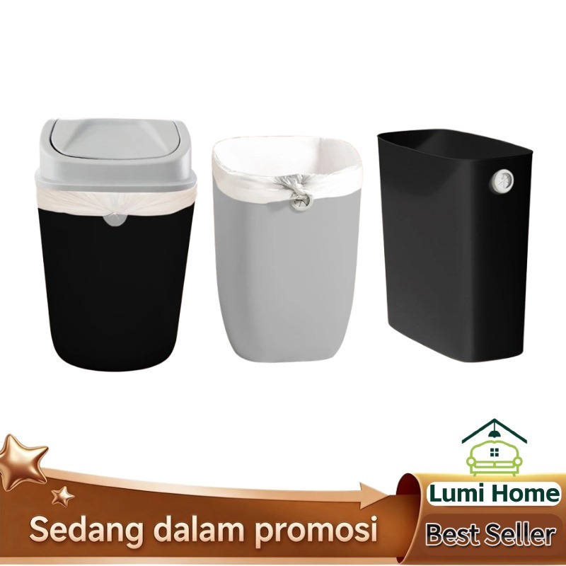 Tempat sampah plastik Tempat sampah tertutup Tempat sampah berkapasitas besar Tempat sampah dapur