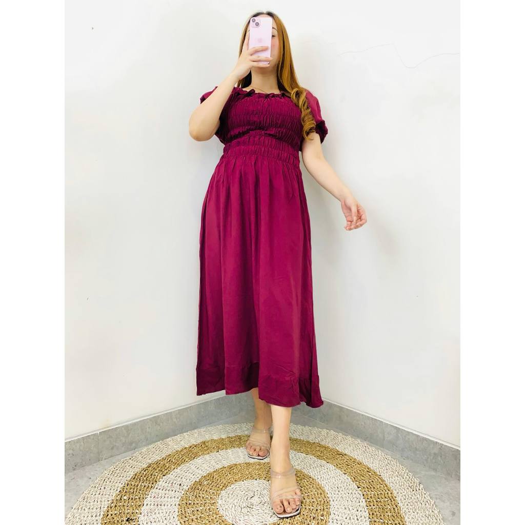 Benang Raja Daster Rayon Kerut Dada