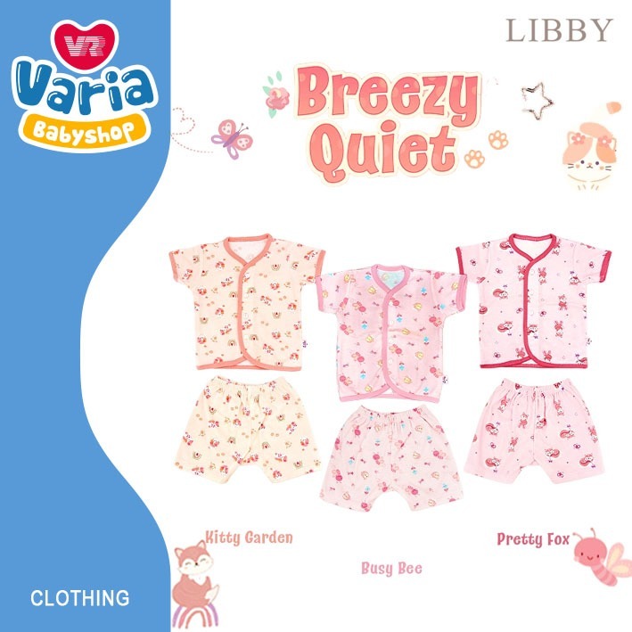Libby Baju Pendek Celana Pendek Girl / Setelan anak Perempuan / Setelan Pendek Anak | LIBBY BABY