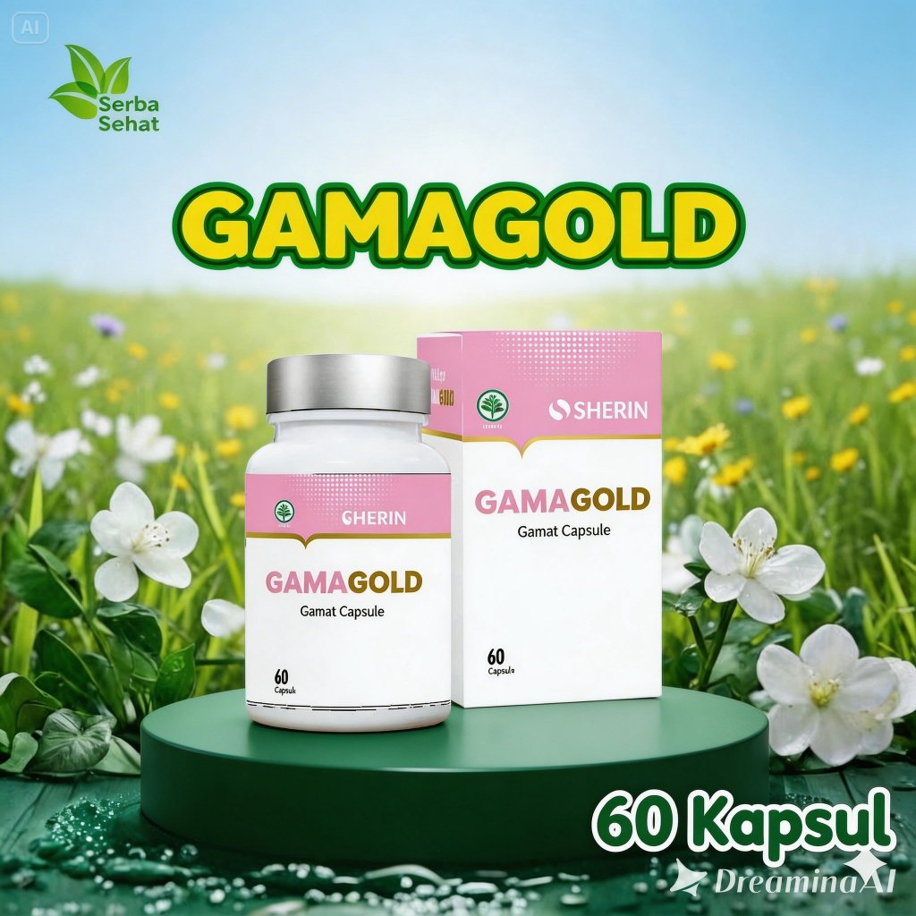 Sherin - Gamagold Kapsul Kecantikan isi 60 Kapsul