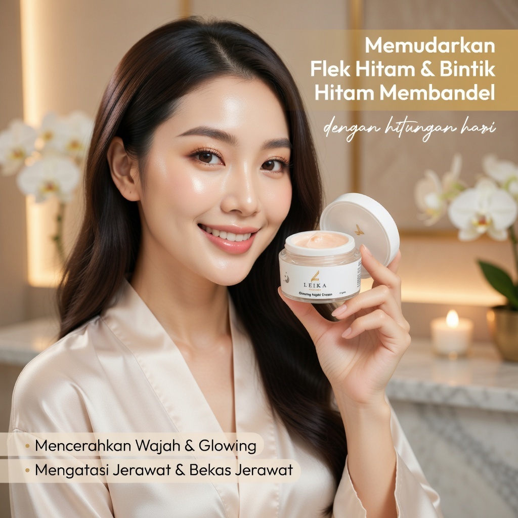 Ampuh Krim Malam flek hitam Menghilangkan Flek Hitam Penghilang Flek hitam 100% ORIGINAL Salep flek 