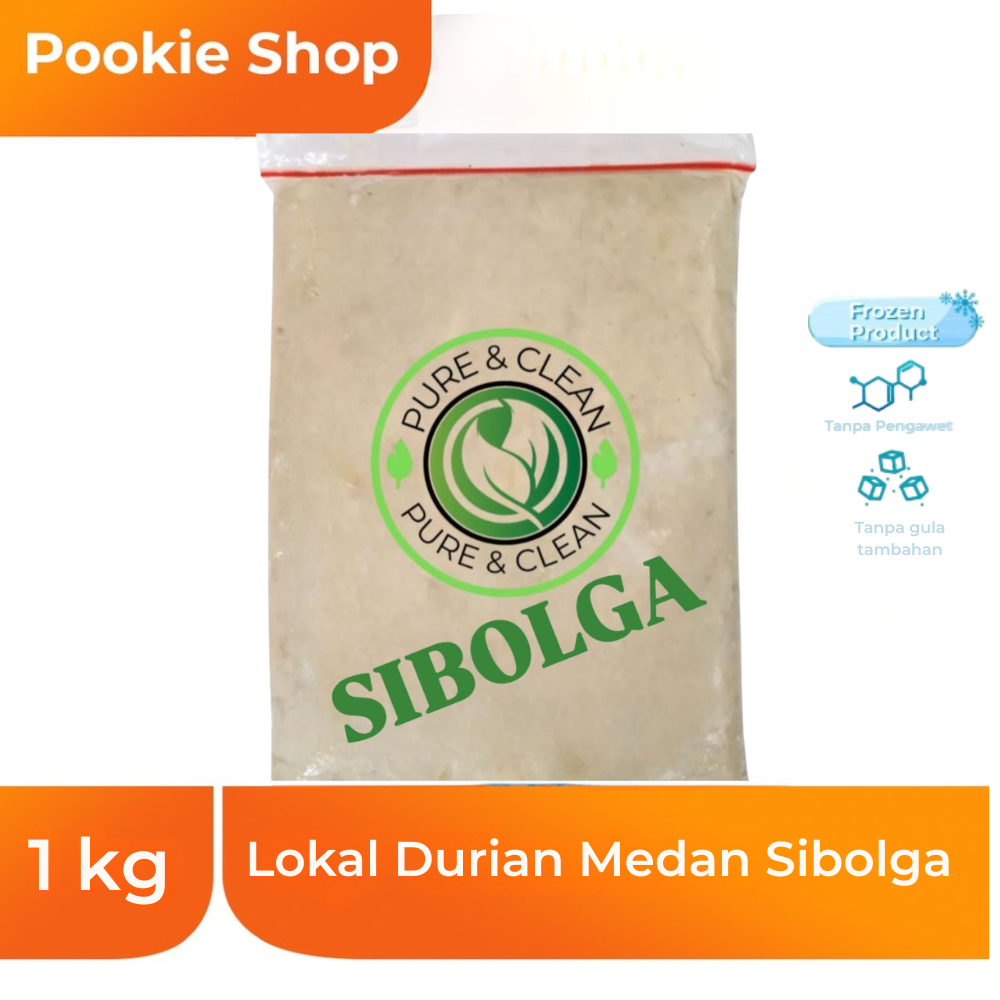 Lokal Frozen Durian Medan Sibolga Beku 1 Kg