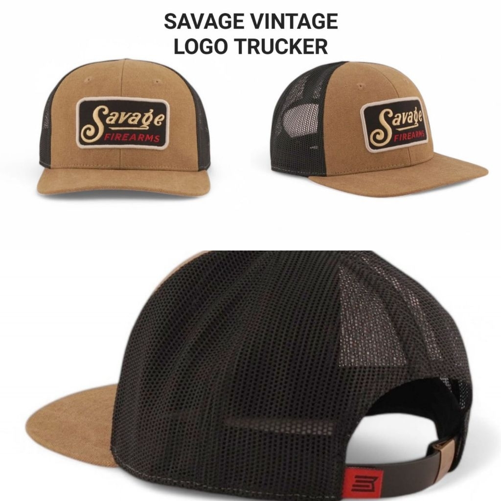 SAVAGE VINTAGE LOGO TRUCKER CAP