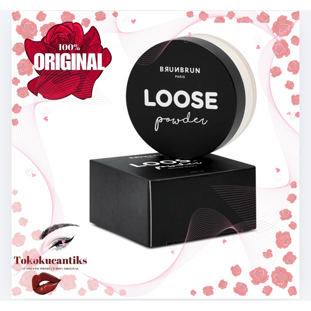 BRUNBRUN PARIS LOOSE POWDER BEDAK TABUR