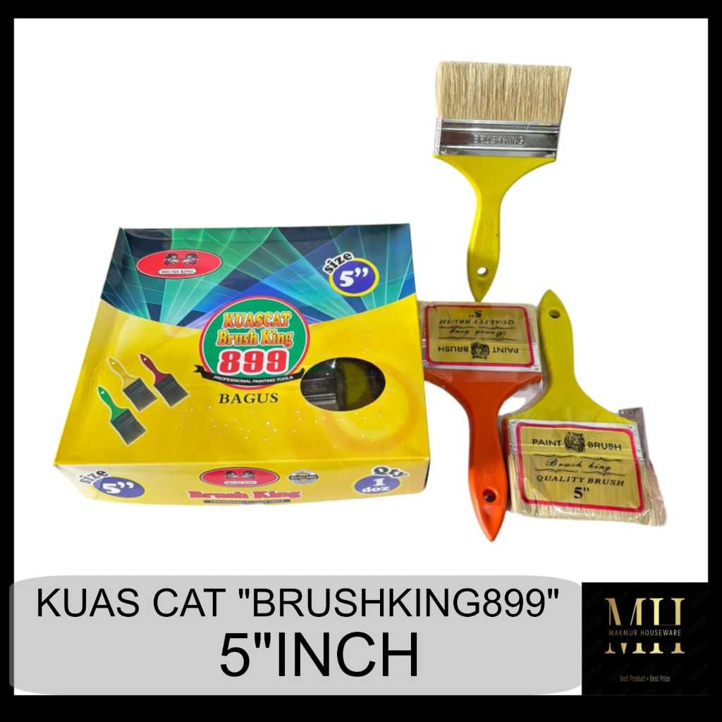 KUAS 5" INCH / KUAS CAT 5" INCH / KUAS CAT 5" INCH MERK BRUSHKING899