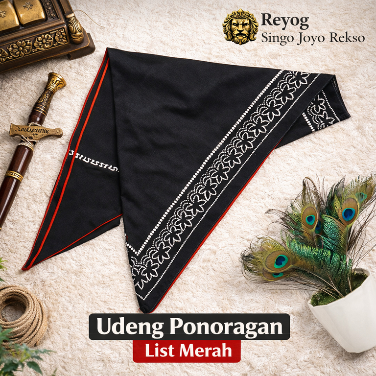 UDENG PONORAGAN - Aksesories Ikat Kepala Tradisional Reog Ponorogo