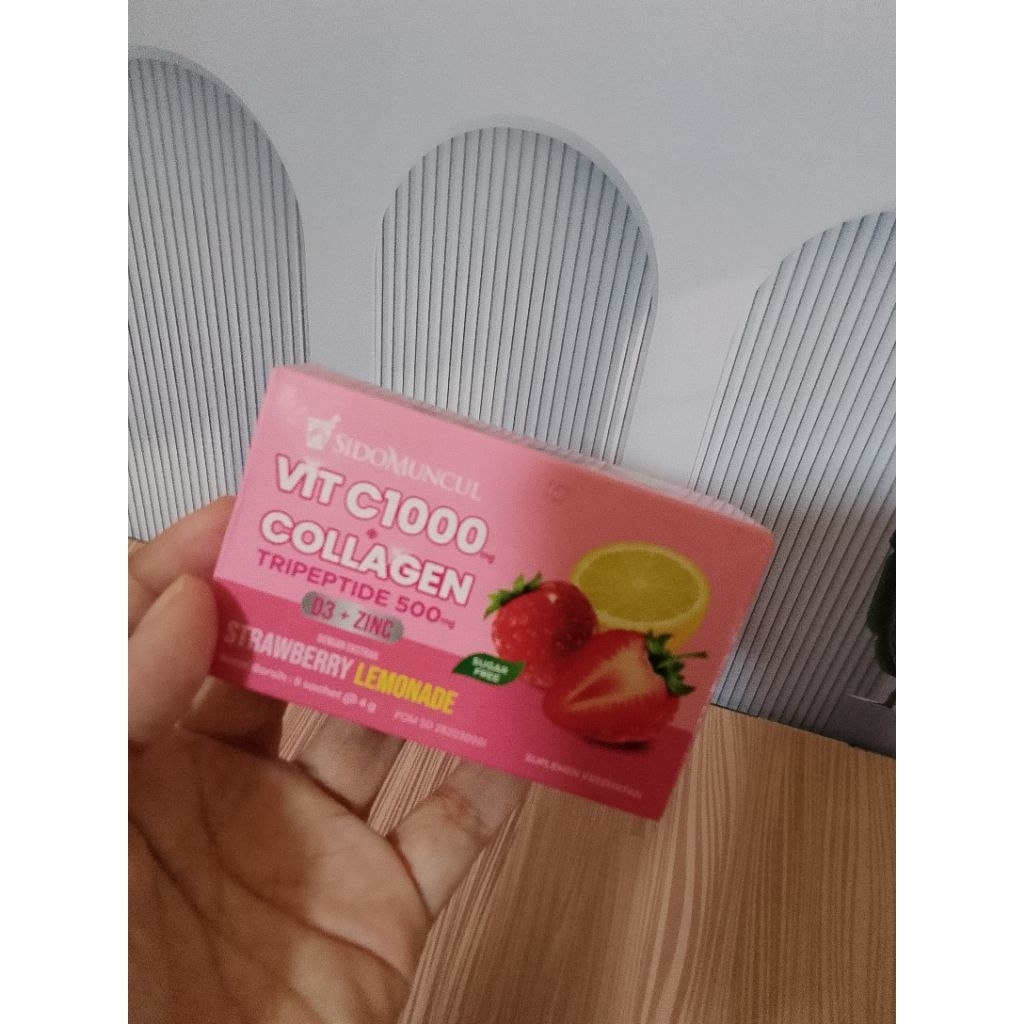 Minuman Serbuk Vitamin C Collagen Sidomuncul 1000mg