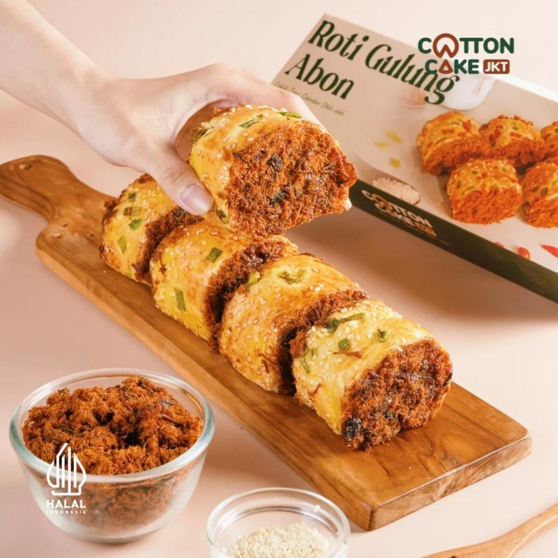Roti Gulung Abon by Jakarta Cheese Factory x Jakarta Cotton Cake