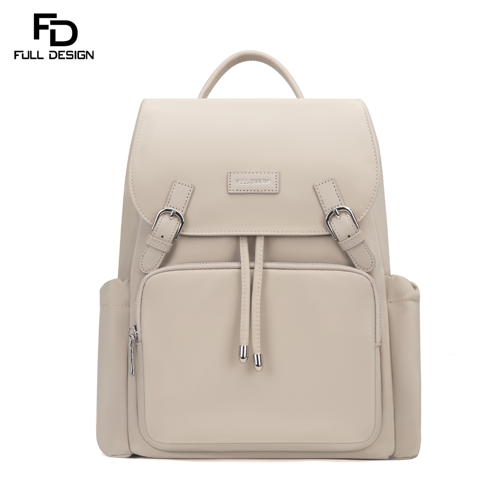 FULL DESIGN Song Wanita Tas Ransel Wanita Anti Air Laptop 13.3 Inci Backpack