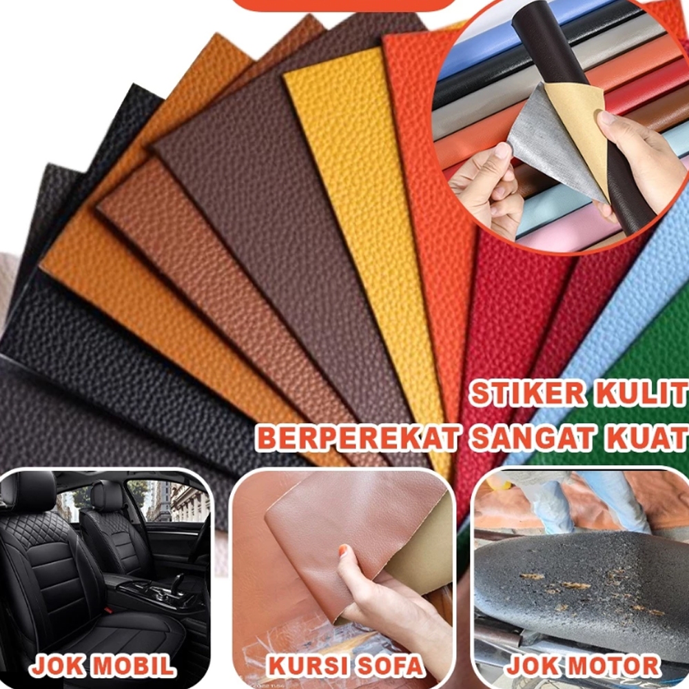 [Lem kuat]  kulit sofa dan perekat sticker kulit stiker kulit sofa perekat meteran Jok kulit di kama