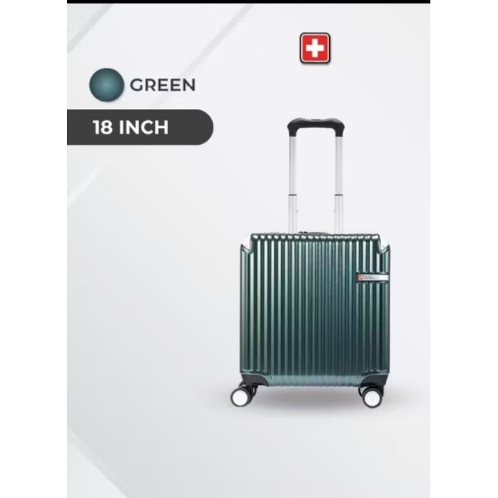 Swiss Military Koper Solio Green - Koper Kabin 18 inch
