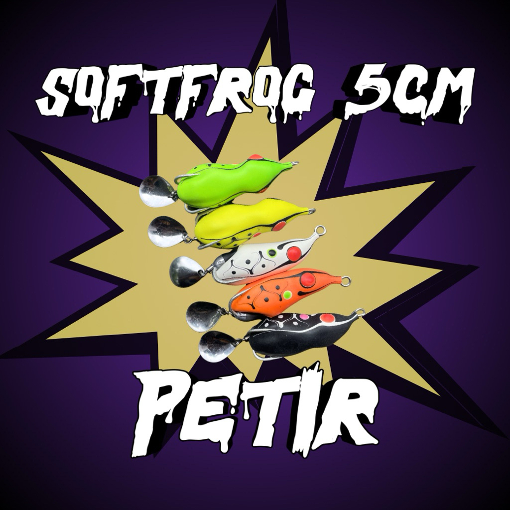 softfrog BUFO PETIR umpan casting gabus 5,5cm