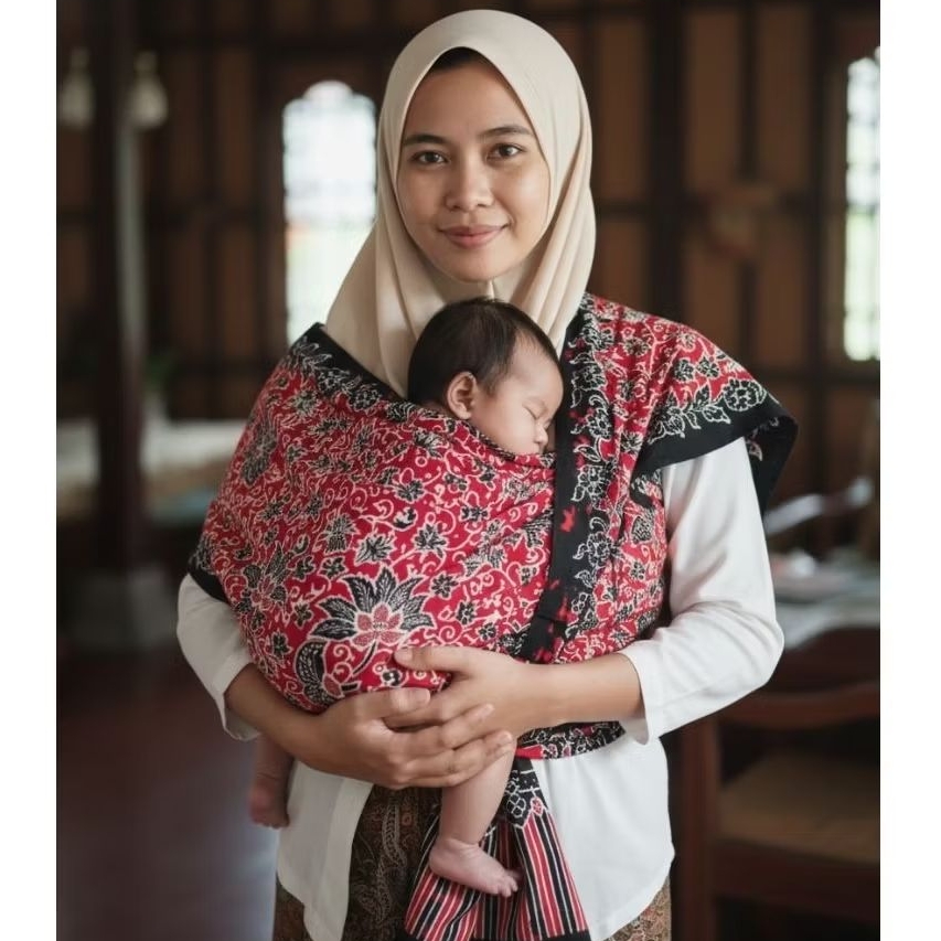 Batik Gedog Tuban, Kain Gendongan Bayi Panjang Batik Tuban, Selendang Gendong bayi,