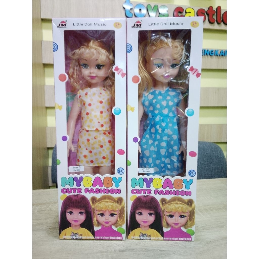 Boneka My Baby cute fashion - boneka Barbie lucu