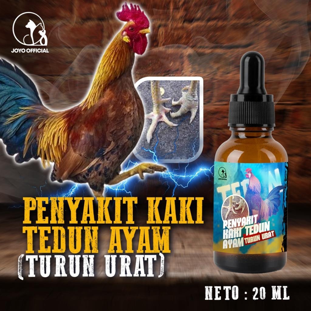 OBAT AYAM KAKI TEDUN | OBAT KAKI TEDUN AYAM | TURUN URAT | PENYAKIT SARAF 10 ML