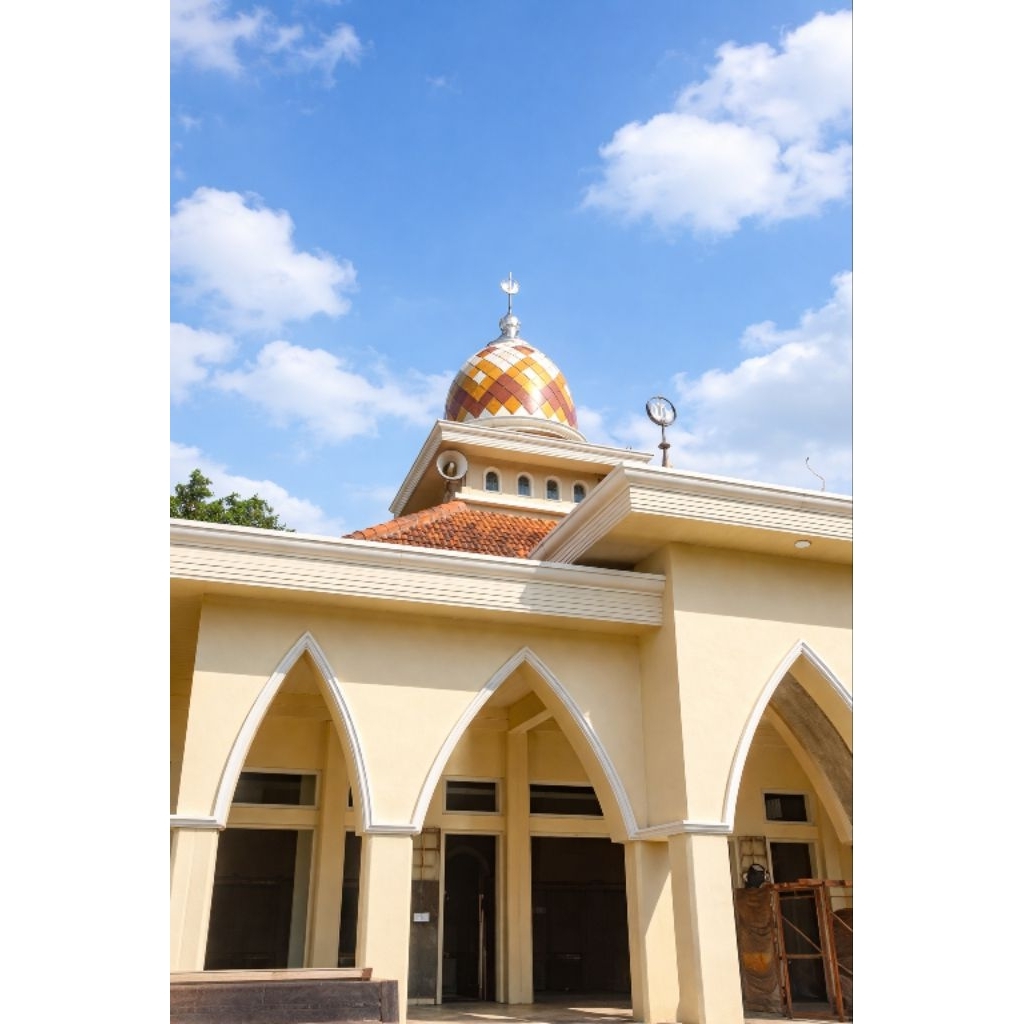kubah masjid mushola gapura panel bebas request warna