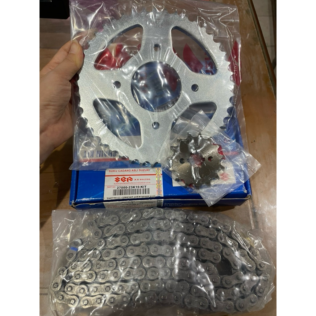 ASLI SUZUKI GIR SET GEAR SET SUZUKI GSX 150 R GSX 150 S DIJAMIN ORI