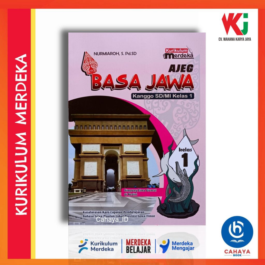 Buku Siswa Ajeg Basa Jawa Kelas 1 SD/MI Kurikulum Merdeka - Buku Bahasa Jawa Kurikulum Merdeka Untuk