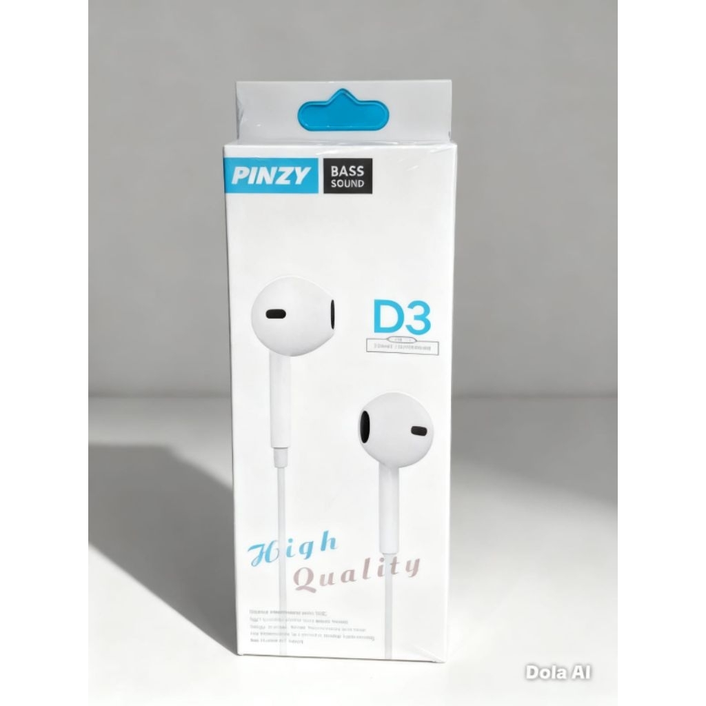 Earphone PINZY D3 Stereo Headphone