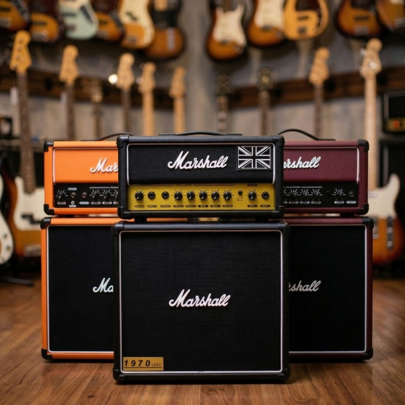 Ampli gitar & bass 10 inch bluetooth 3 input bisa untuk karaoke ada efek distorsi delay