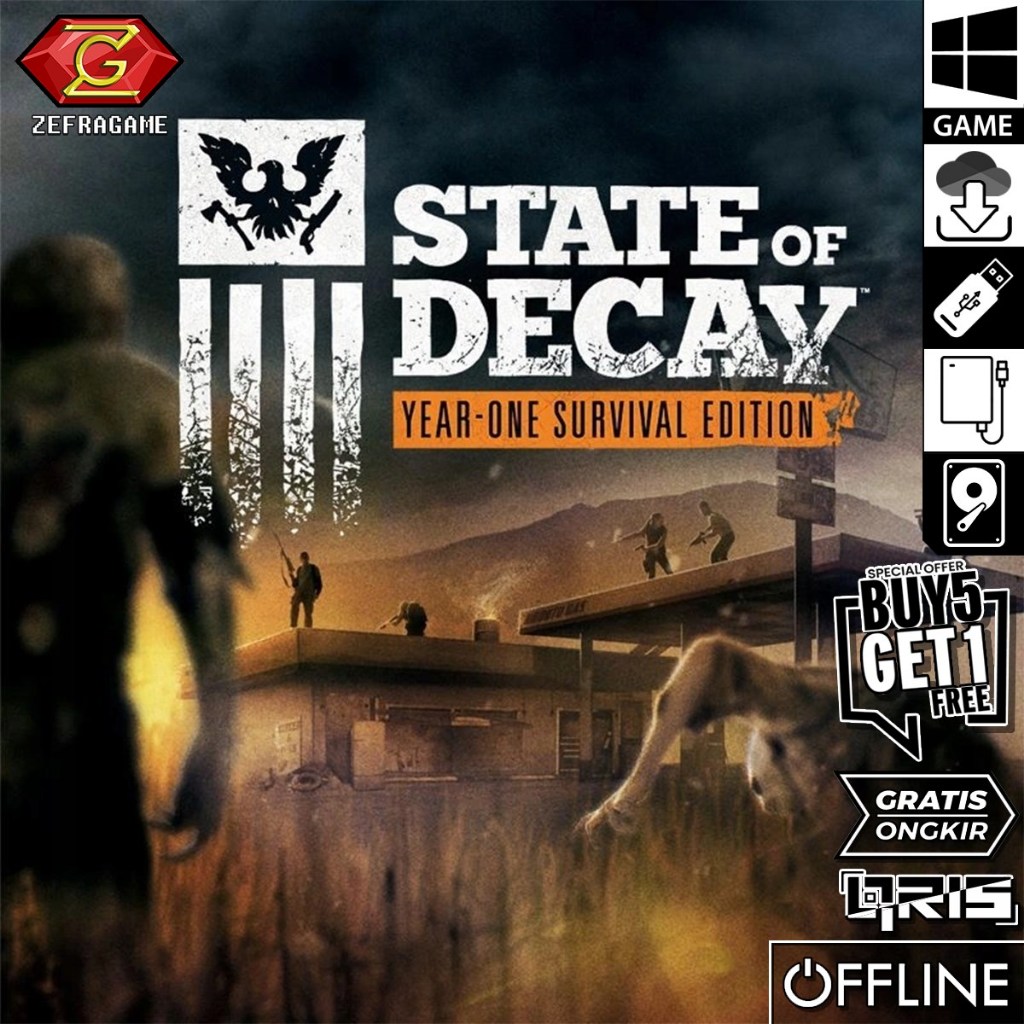 STATE OF DECAY 1 Year One Survival Edition Game PC Laptop Games