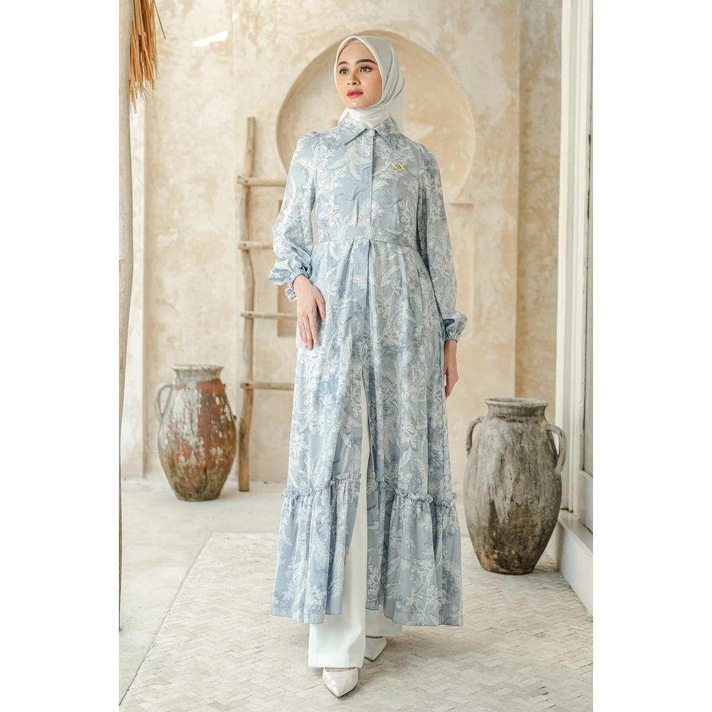 Ruby Collar Dress Wearing Klamby Sale