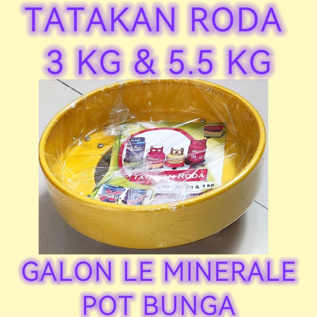 TATAKAN RODA BLUE GAZ 5.5 KG BRIGHT GAS 3 KG TABUNG MELON