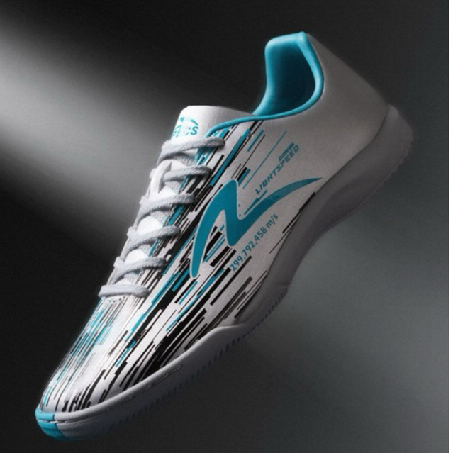 SEPATU SPECS LIGHTSPEED REBORN SILVER BLACK AQUA
