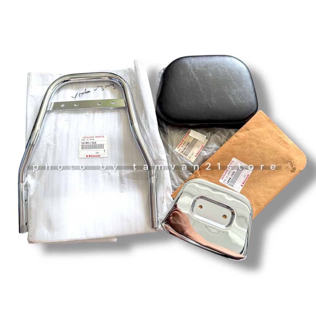 PAKETAN 1 SET PENYANGGA SANDARAN JOK BELAKANG ELIMINATOR 175 BN175 ORIGINAL KAWASAKI 32109-1263  391