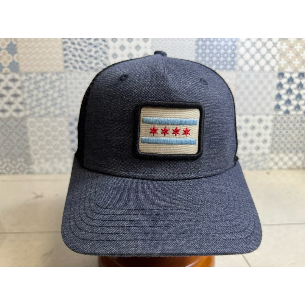 Topi Second Brand Branded Chicago Flag Star By Legacy Original Full Tag
