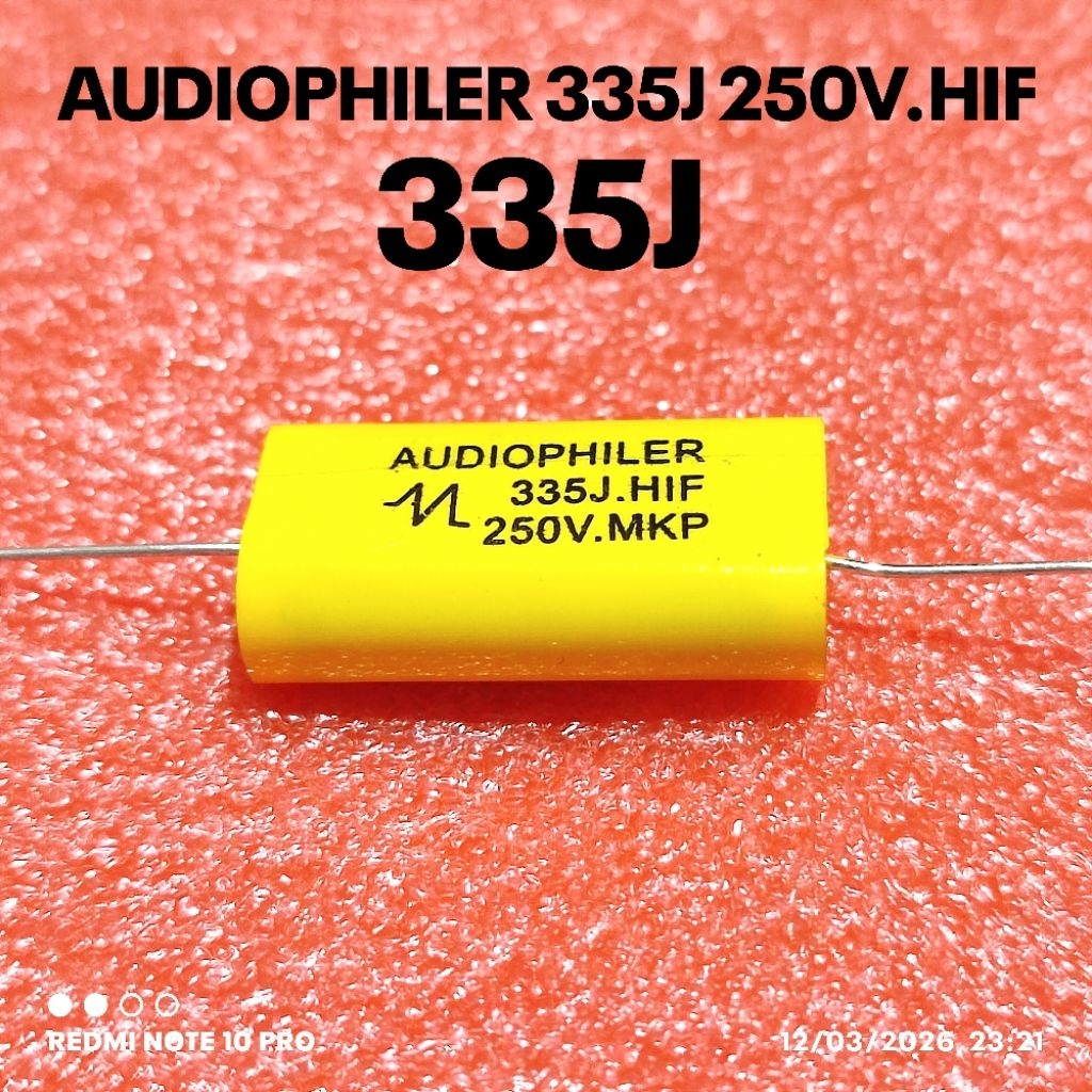 KAPASITOR AUDIOPHILER 3.3UF 335J 250V MKP
