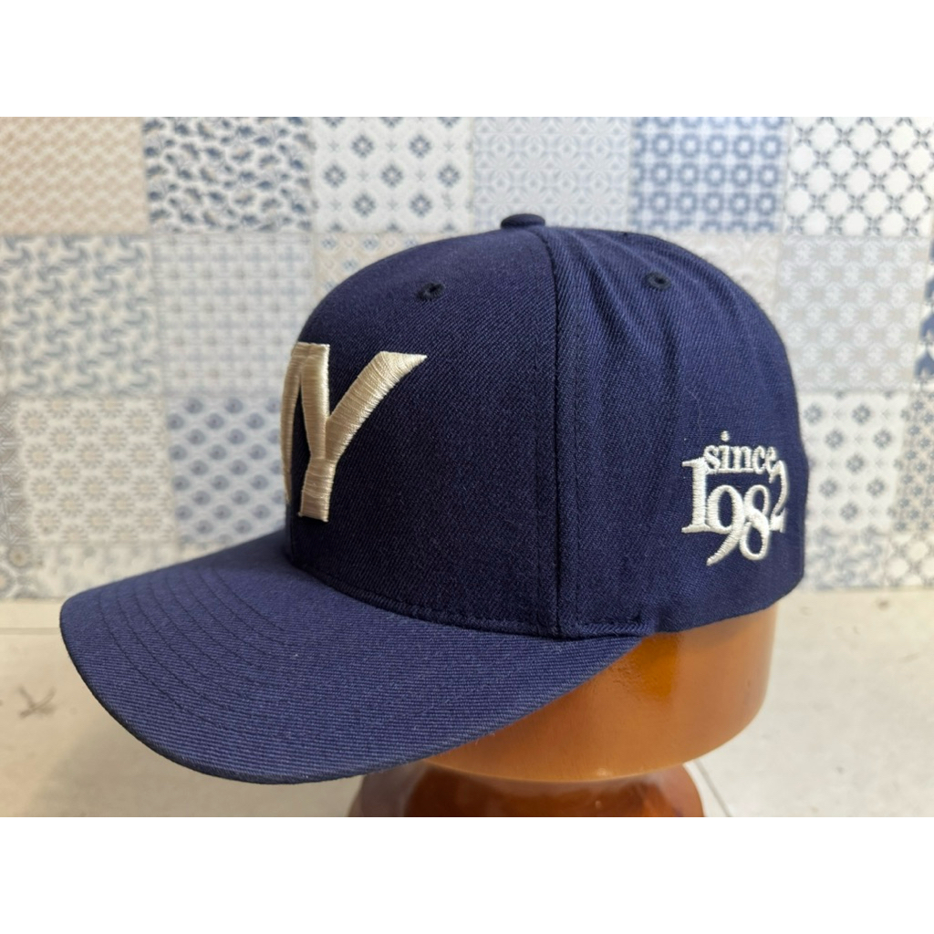 Topi Second Brand Branded snapback NY New York By Yupoong Vintage Visor Hijau Original Full Tag