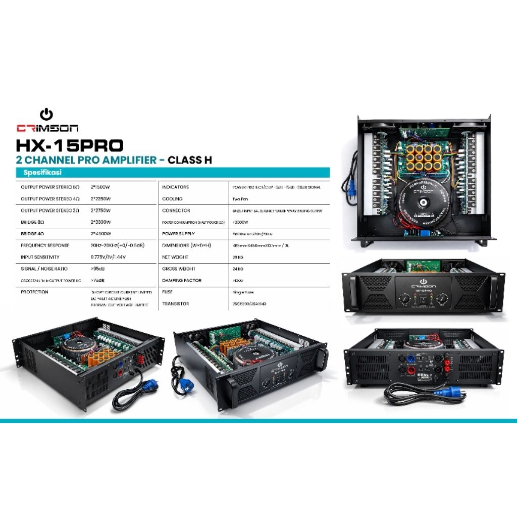 POWER CRIMSON HX 15 PRO/Power Crimson Hx 15 Pro/ power crimson hx 15 pro