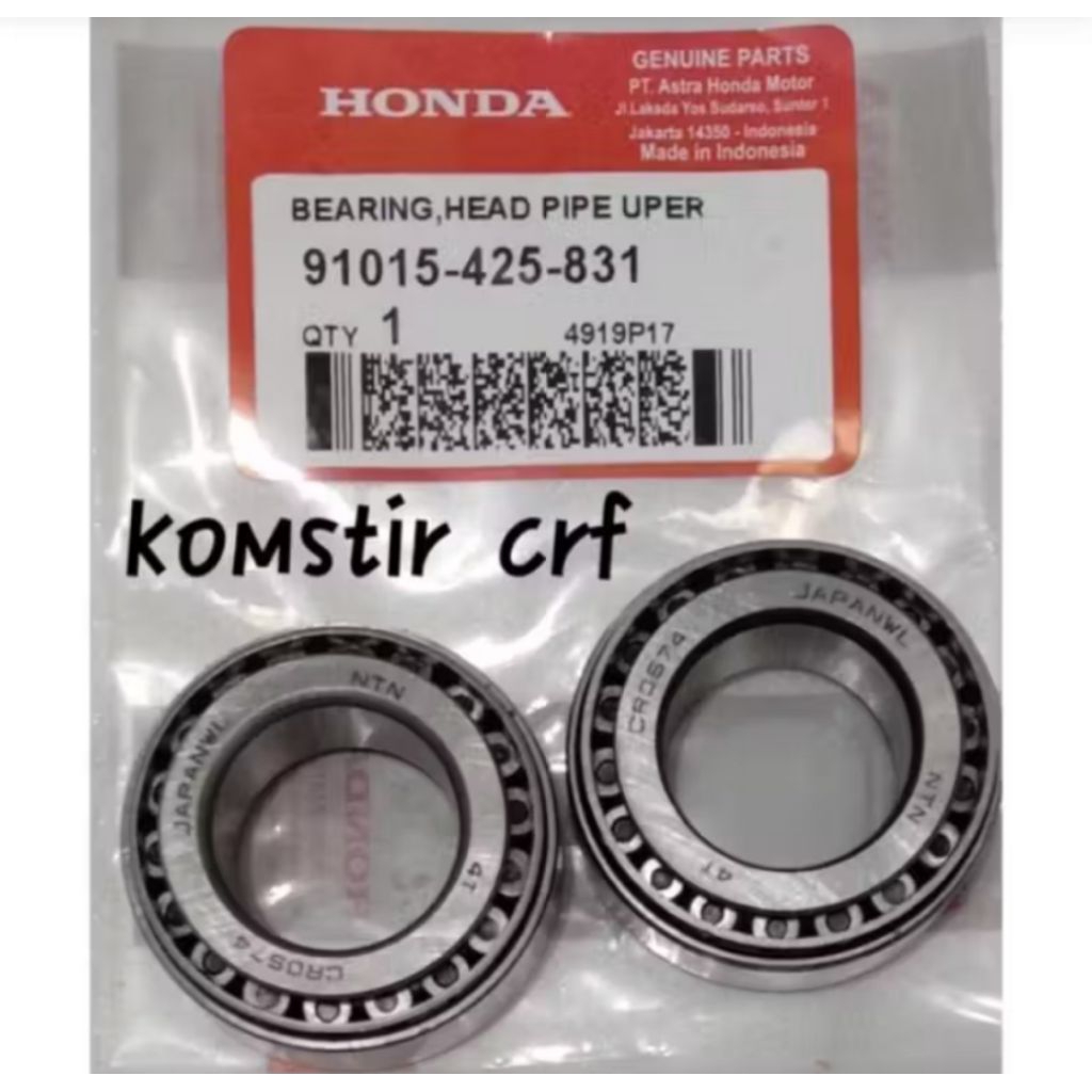 KOMSTIR KONES BEARING RACING BAMBU STERRING KIT HONDA CRF 150 CRF 250