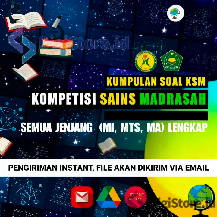 Kumpulan Soal Latihan KSM (Kompetisi Sains Madrasah) MI, MTs, dan MA Lengkap