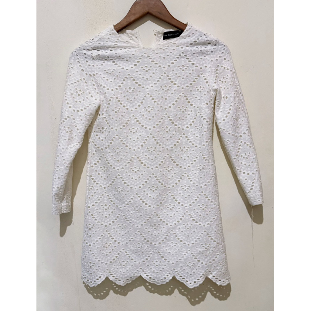 baju lebaran raya katbol tunik muslim putih the executive