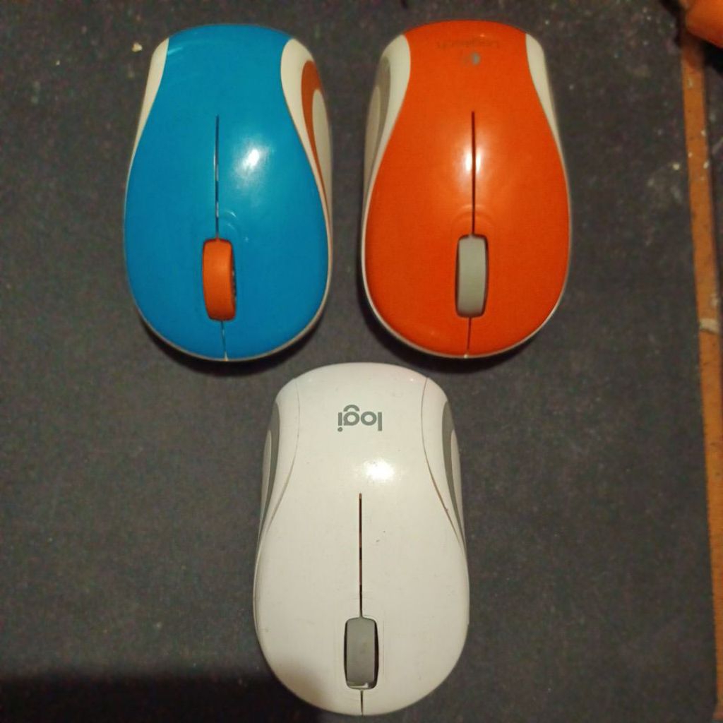 Mouse Wireless Logitech M187 Original (bekas) Plus Dongle