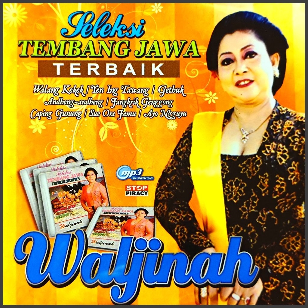 Kaset MP3 Audio Lagu Klasik Jawa Campursari Waljinah Edisi Album Pilihan Terpopuler