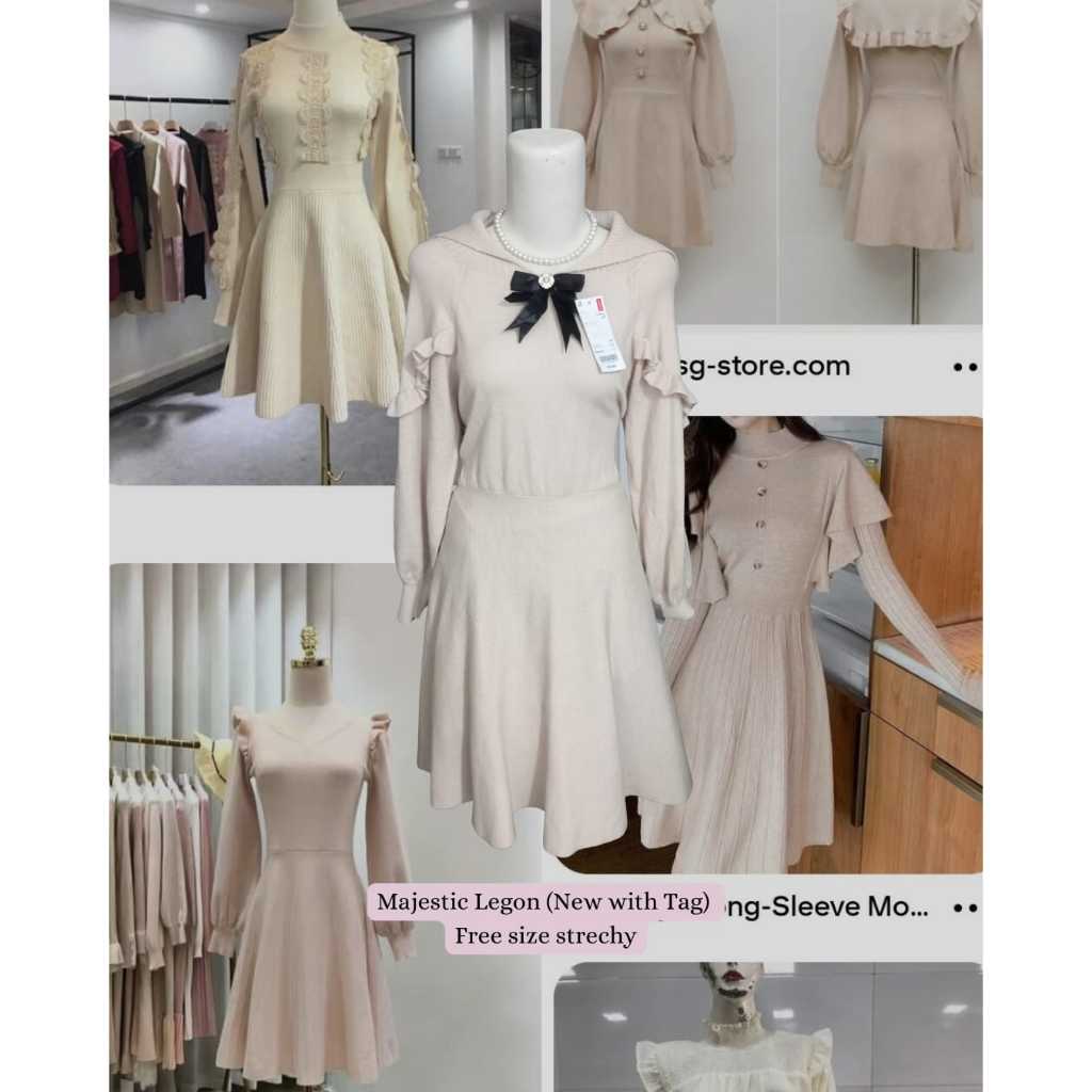 majestic legon / axes femme / daily dresss / kawaii dress / lizlisa / korean dress