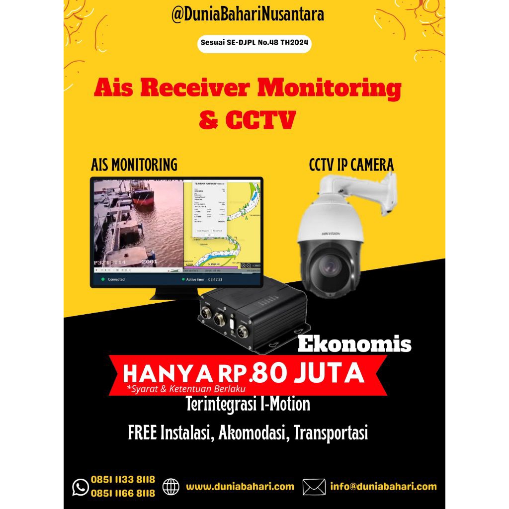 AIS RECEIVER MONITORING SYSTEM DAN CCTV
