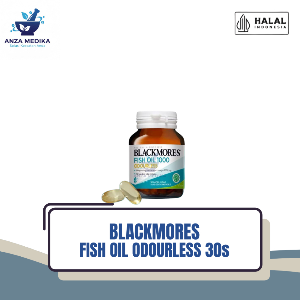 Blackmores Fish Oil 1000 Odourless - Minyak Ikan