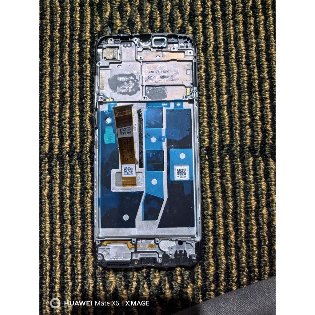 lcd oppo a16 ori cabutan normal plus frame